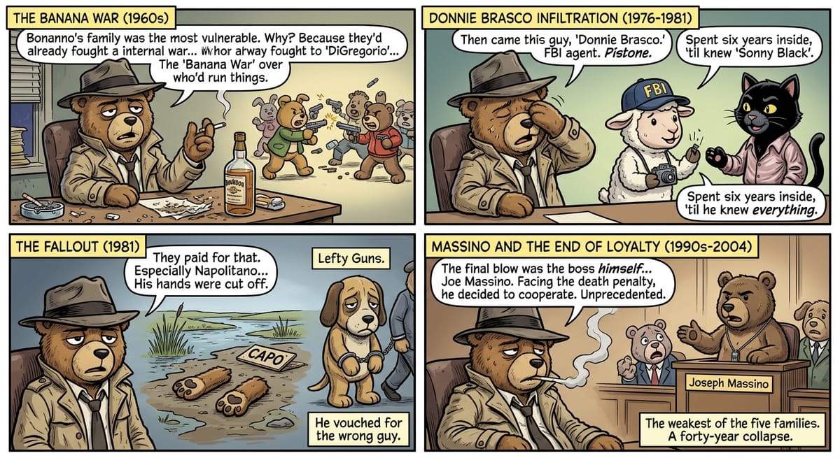 The Bonanno Family: Donnie Brasco and the Mob's Worst Nightmare